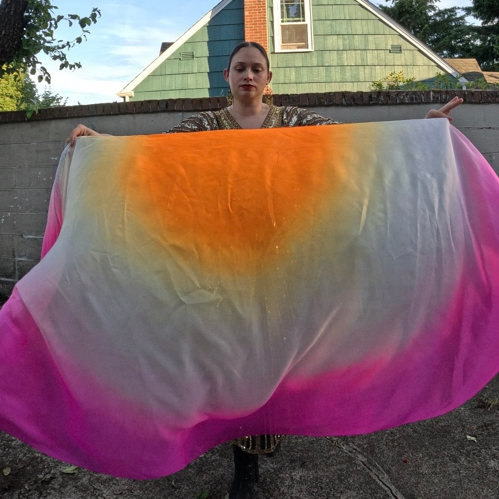 Lesbian Pride Weighted Veil