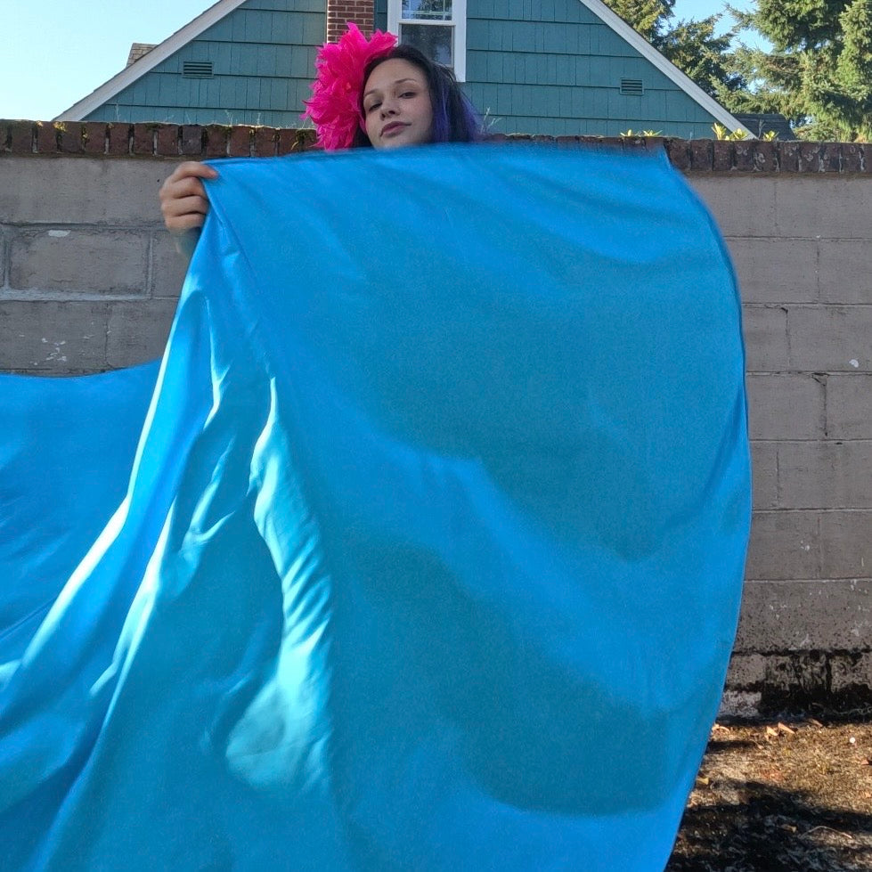Sky Blue Budget Weighted Veil