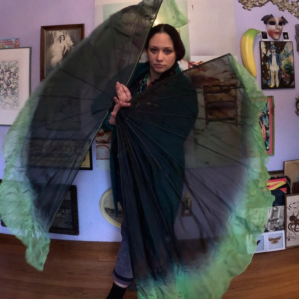 Fishbone Fans (Poly-Chiffon)