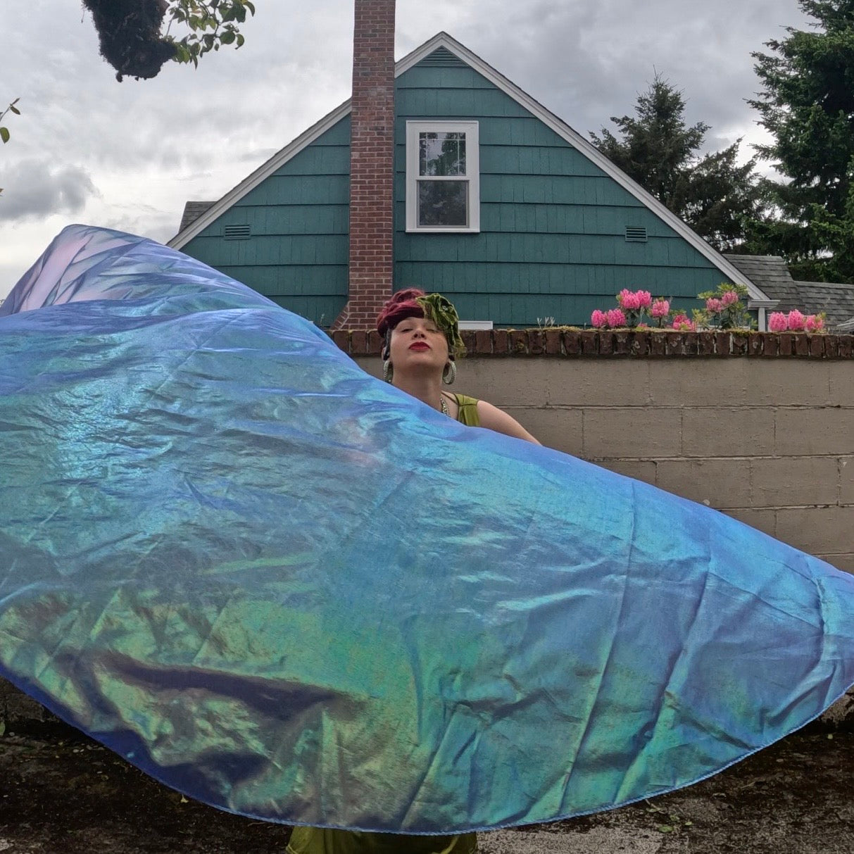 Blue Bubble Veil