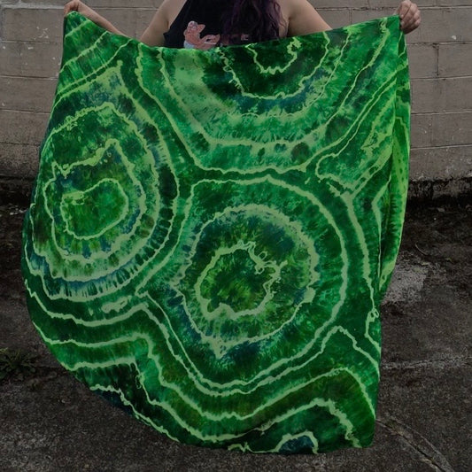 Green Geode Weighted Veil