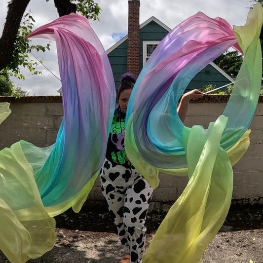 Pastel Rainbow Streamers