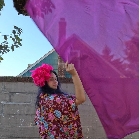 Raspberry Budget Weighted Veil