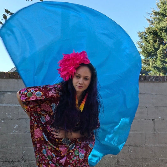 Sky Blue Budget Weighted Veil