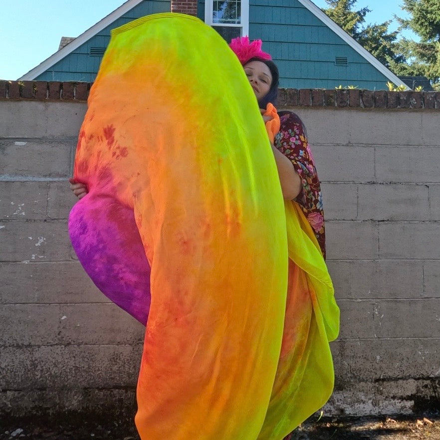 XL UV Sunset Weighted Veil