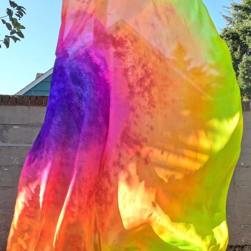 XL UV Sunset Weighted Veil