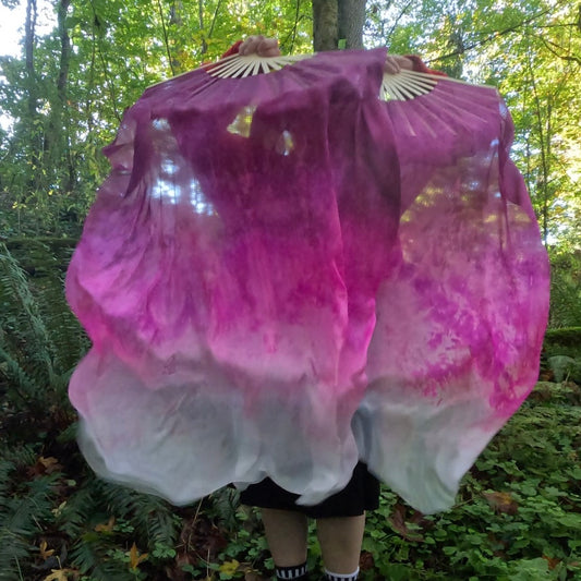 Cherry Blossom Silk Fans